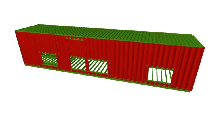 Contenedores subestación 02 - Proyectos ACCE Ingeniería