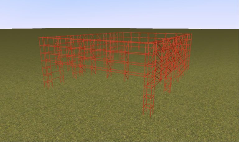 Estructura Stand 02 - Proyectos ACCE Ingeniería