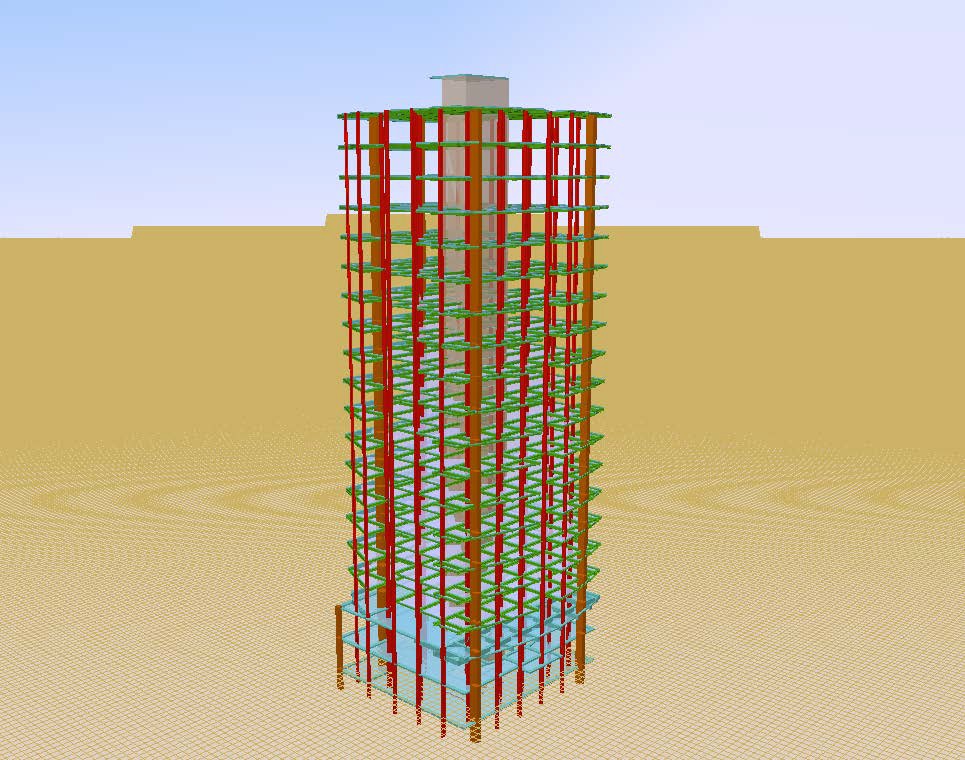 Calculo de estructuras edificación. Edificio de viviendas Libia.