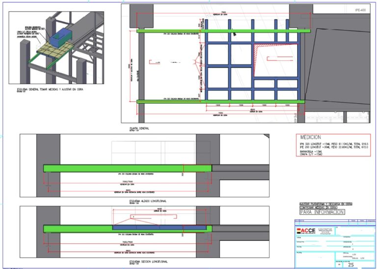 Calculo y diseño plataformas mantenimiento